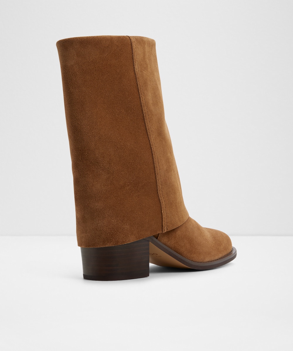 Botines básicos de mujer con punta cuadrada - Aldo - Camel Camel-3