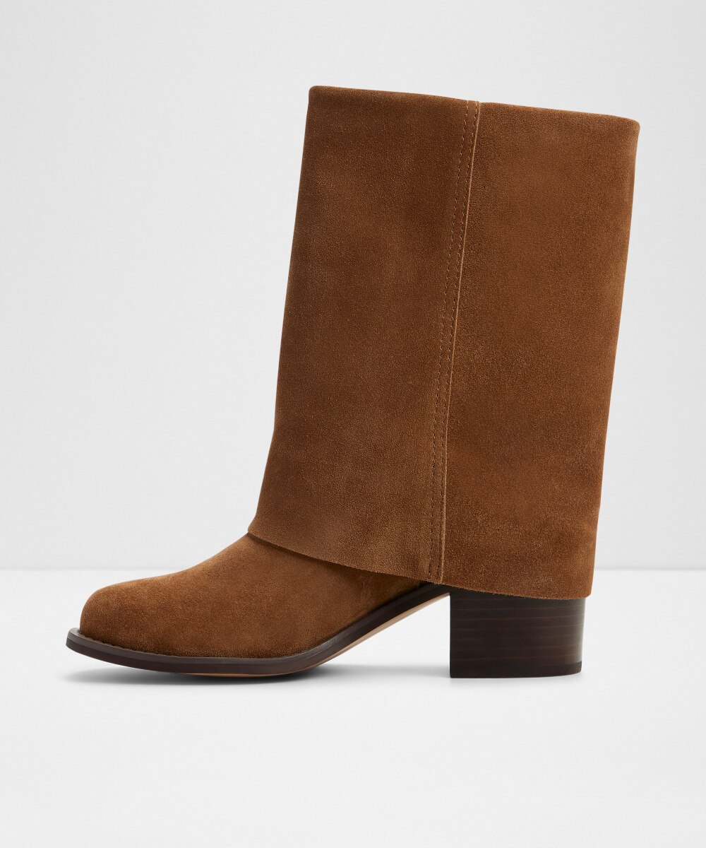 Botines básicos de mujer con punta cuadrada - Aldo - Camel Camel-2