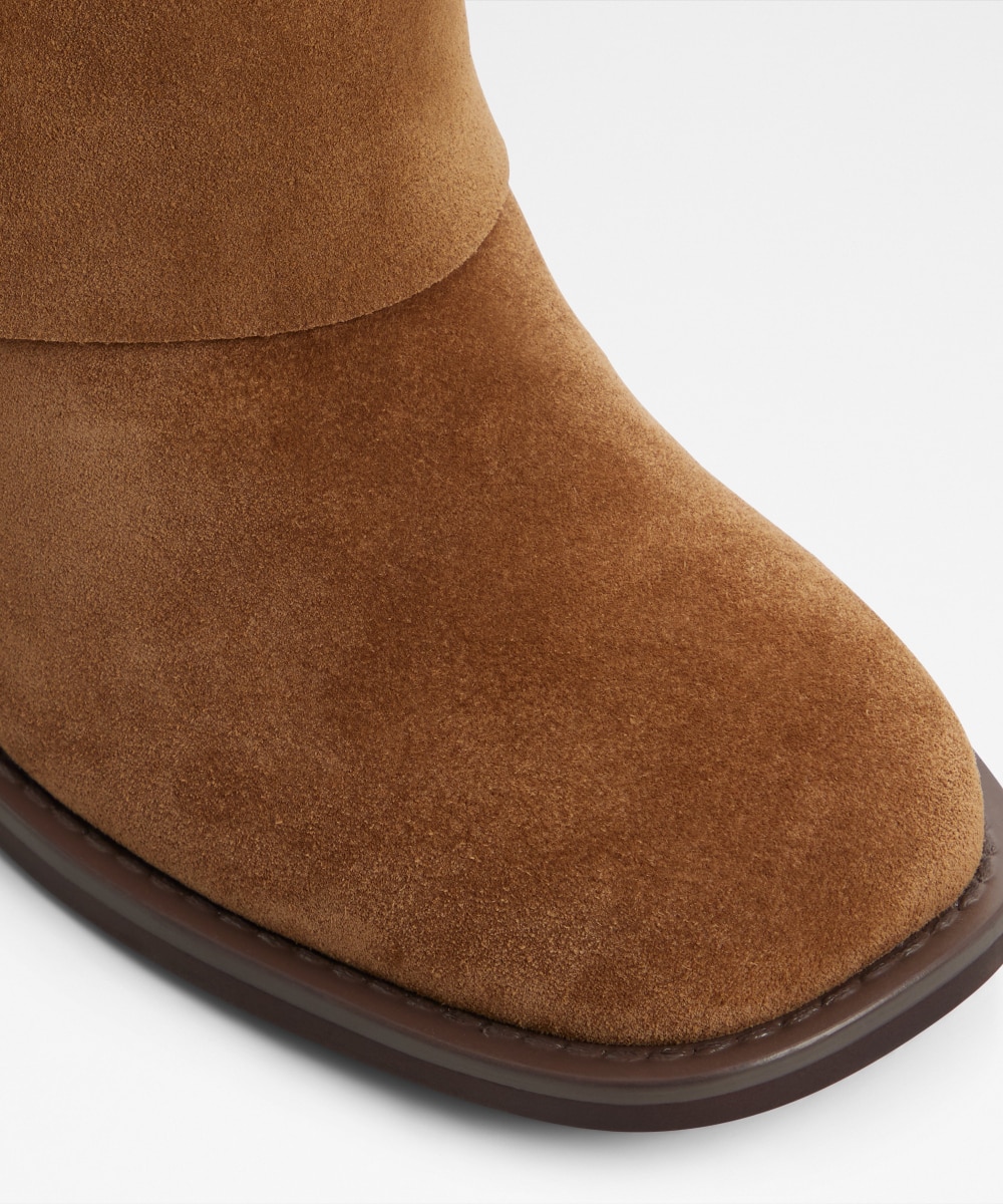 Botines básicos de mujer con punta cuadrada - Aldo - Camel Camel-5