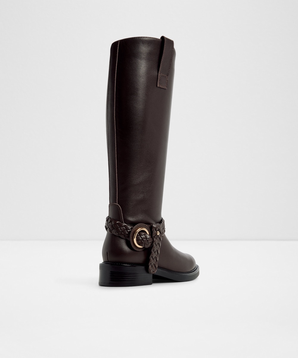 Botas básicas de mujer con punta redonda - Aldo - Marrón Marrón-2