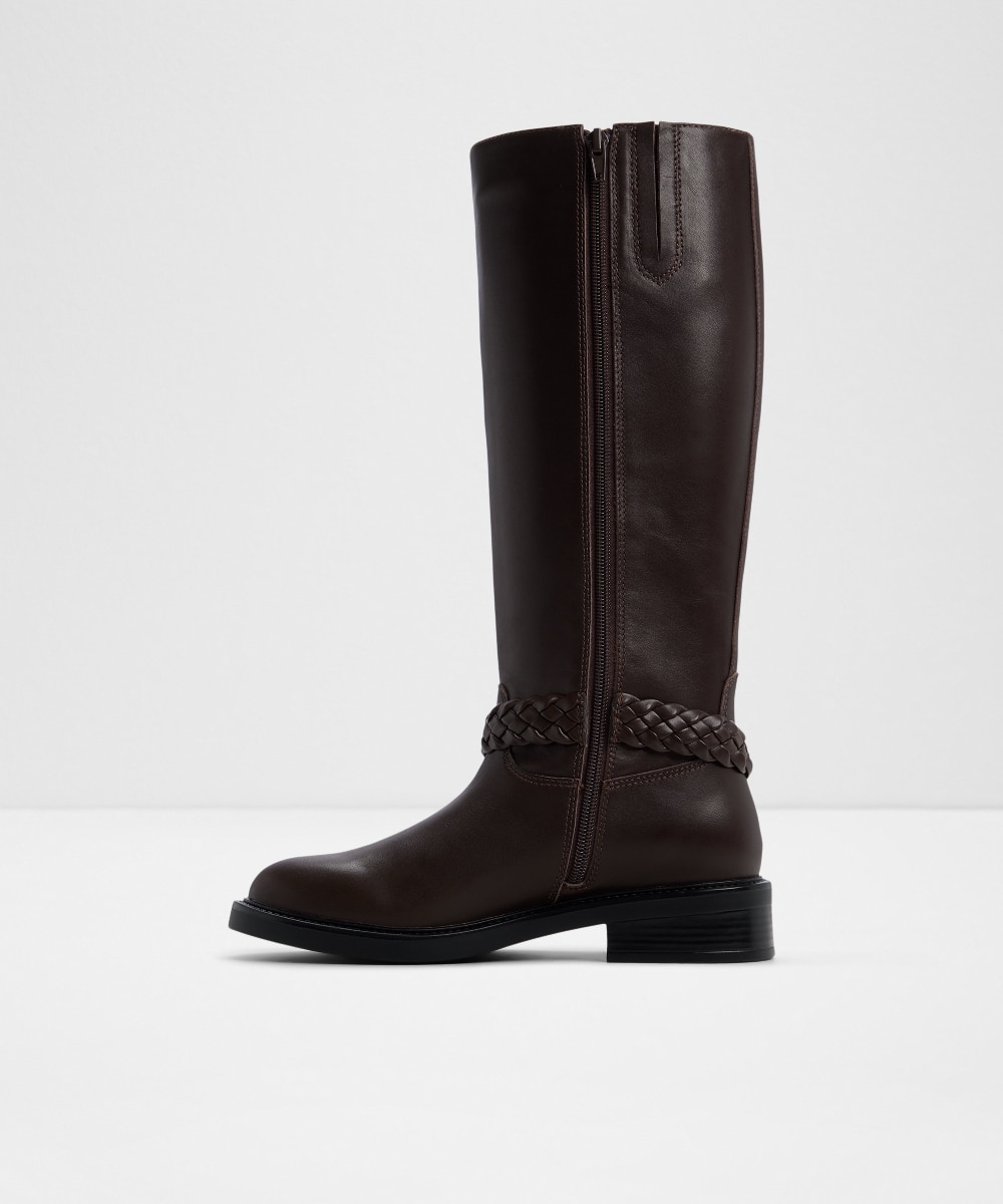 Botas básicas de mujer con punta redonda - Aldo - Marrón Marrón-3