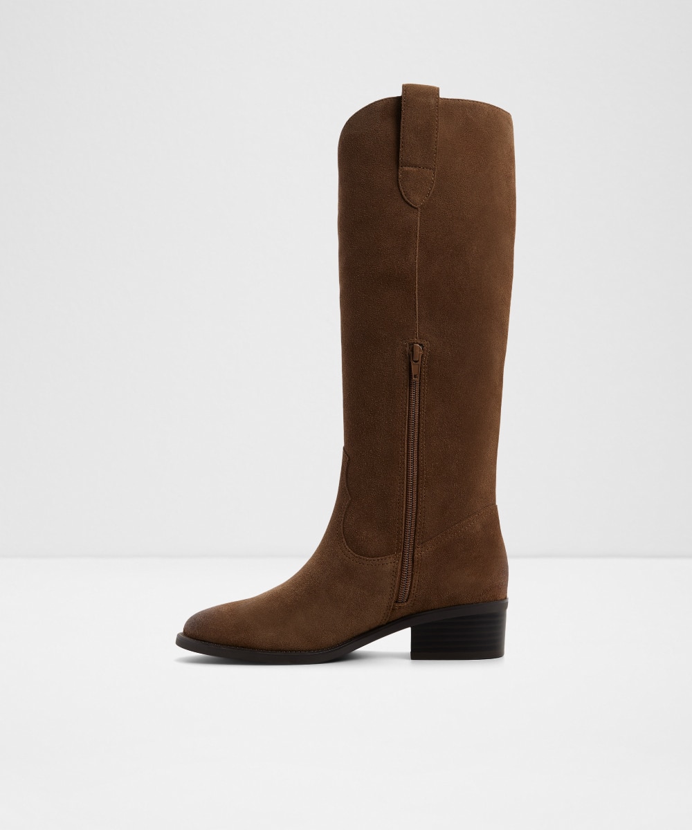 Botas de mujer con punta redonda - Aldo - Marrón Marrón-3