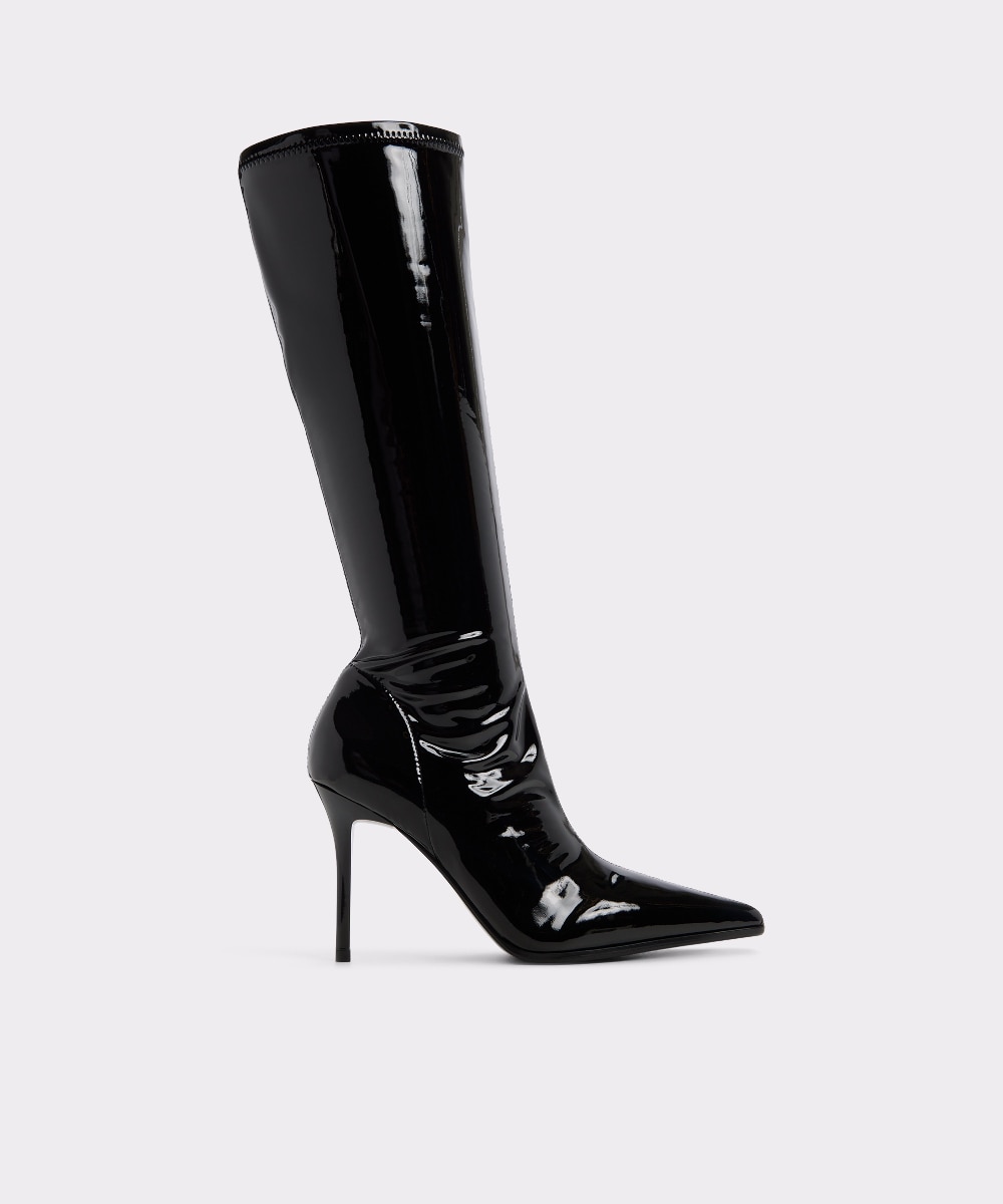 Botas básicas de mujer con punta afilada - Aldo - Negro Negro-1