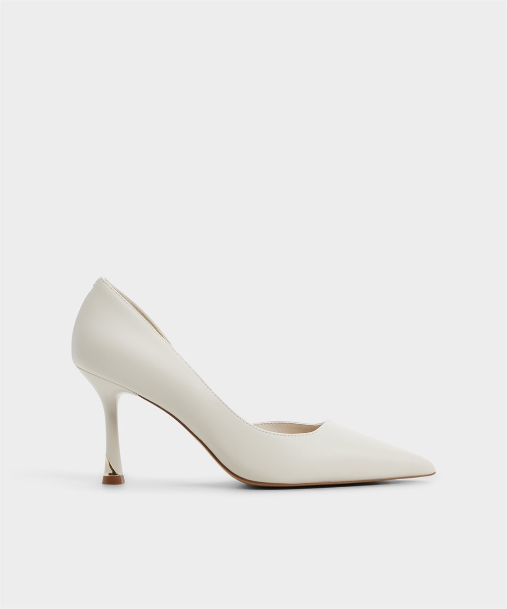 Imagen 0 de Zapatos de salón de mujer con punta afilada Crudo