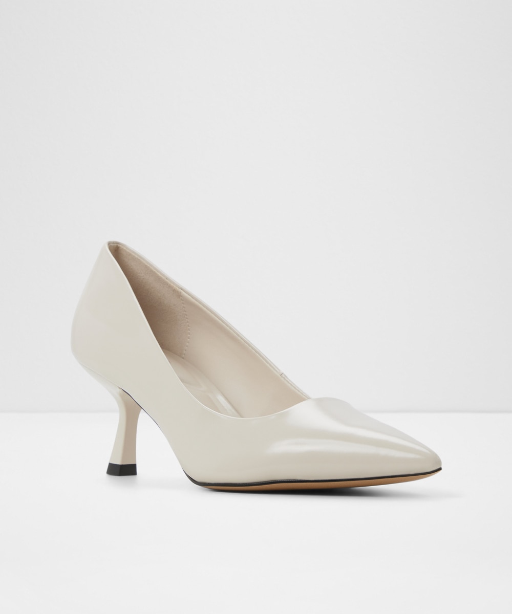 Zapatos de salón de mujer con punta afilada - Aldo - Blanco Blanco-4