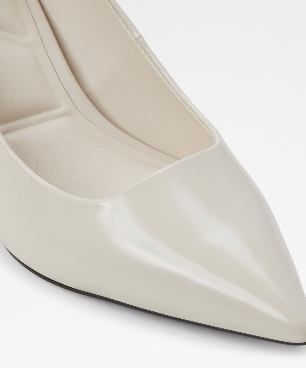 Zapatos de salón de mujer con punta afilada - Aldo - Blanco Blanco-5