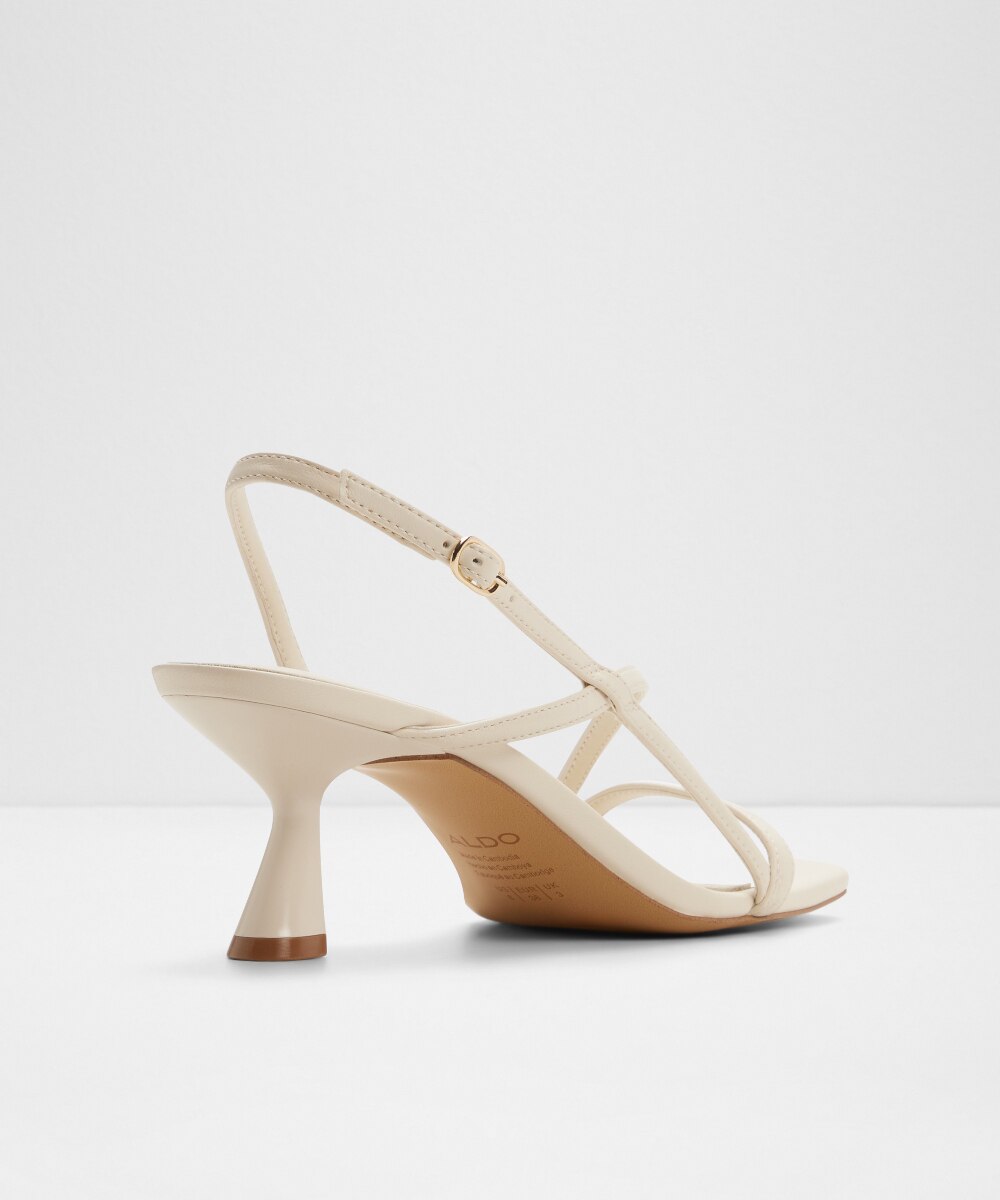 Sandalias de tacón de mujer con punta cuadrada - Aldo - Crudo Crudo-3