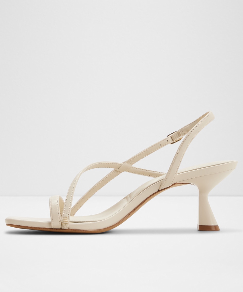 Sandalias de tacón de mujer con punta cuadrada - Aldo - Crudo Crudo-2