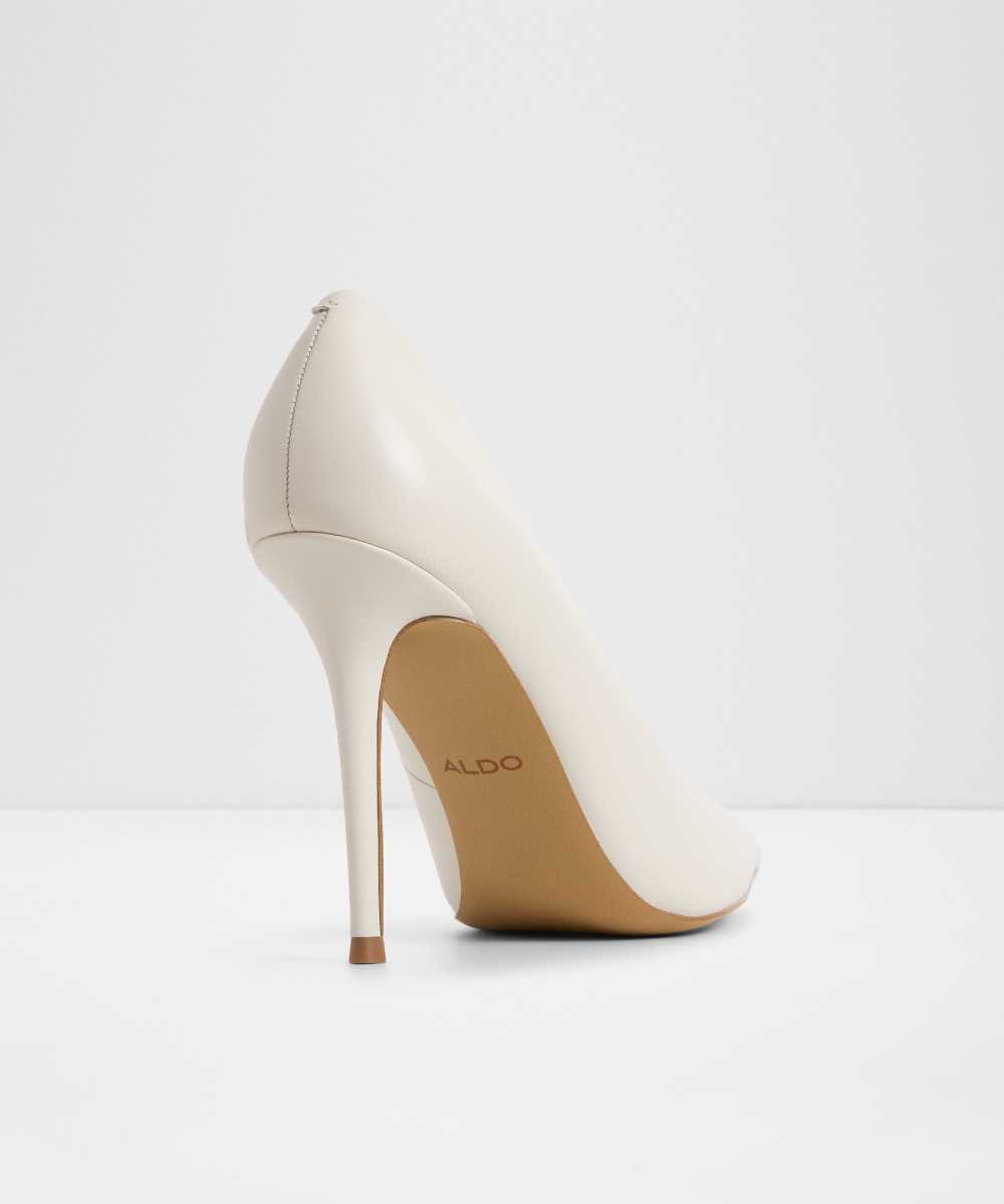 Zapatos de salón de mujer con punta afilada - Aldo - Blanco Blanco-3