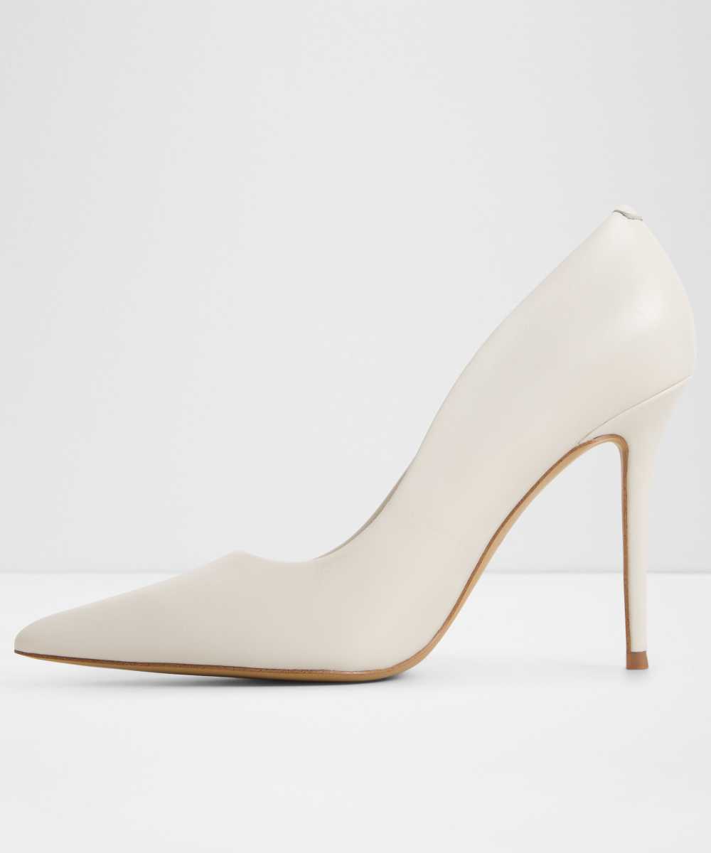 Zapatos de salón de mujer con punta afilada - Aldo - Blanco Blanco-2