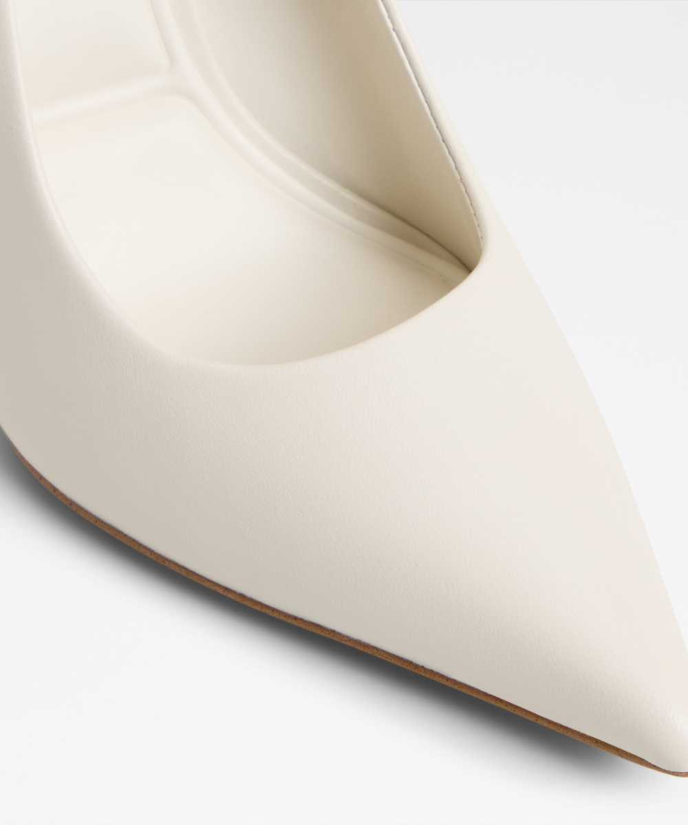 Zapatos de salón de mujer con punta afilada - Aldo - Blanco Blanco-5