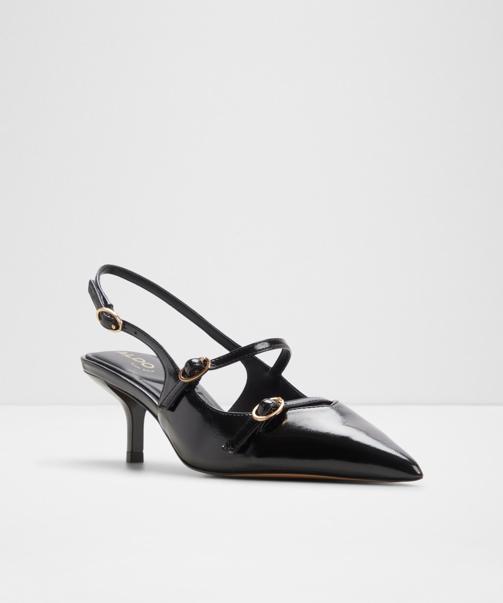 Zapatos de salón de mujer con punta de punta - Aldo - Negro Negro-4