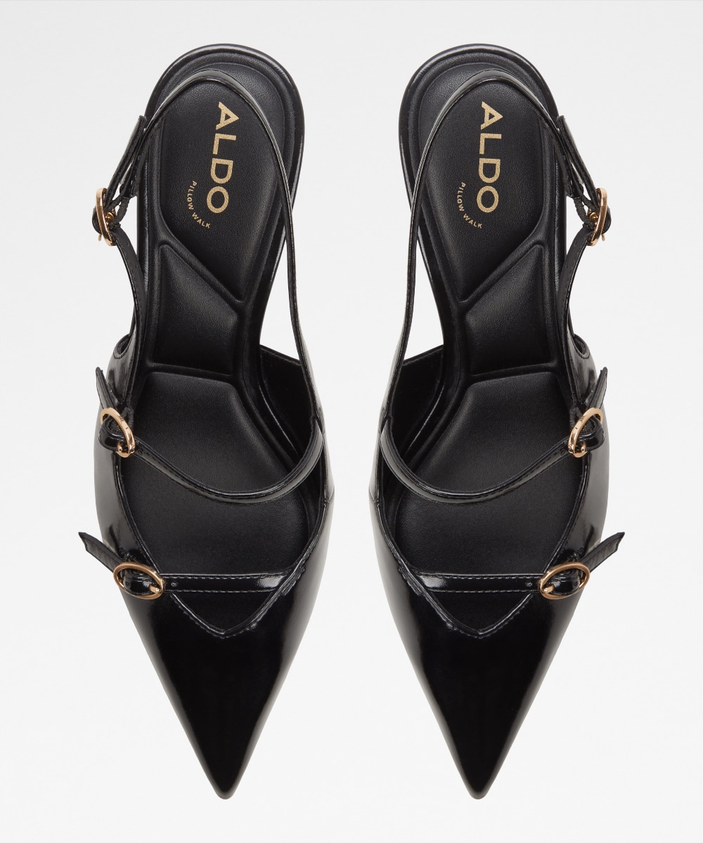 Zapatos de salón de mujer con punta de punta - Aldo - Negro Negro-6