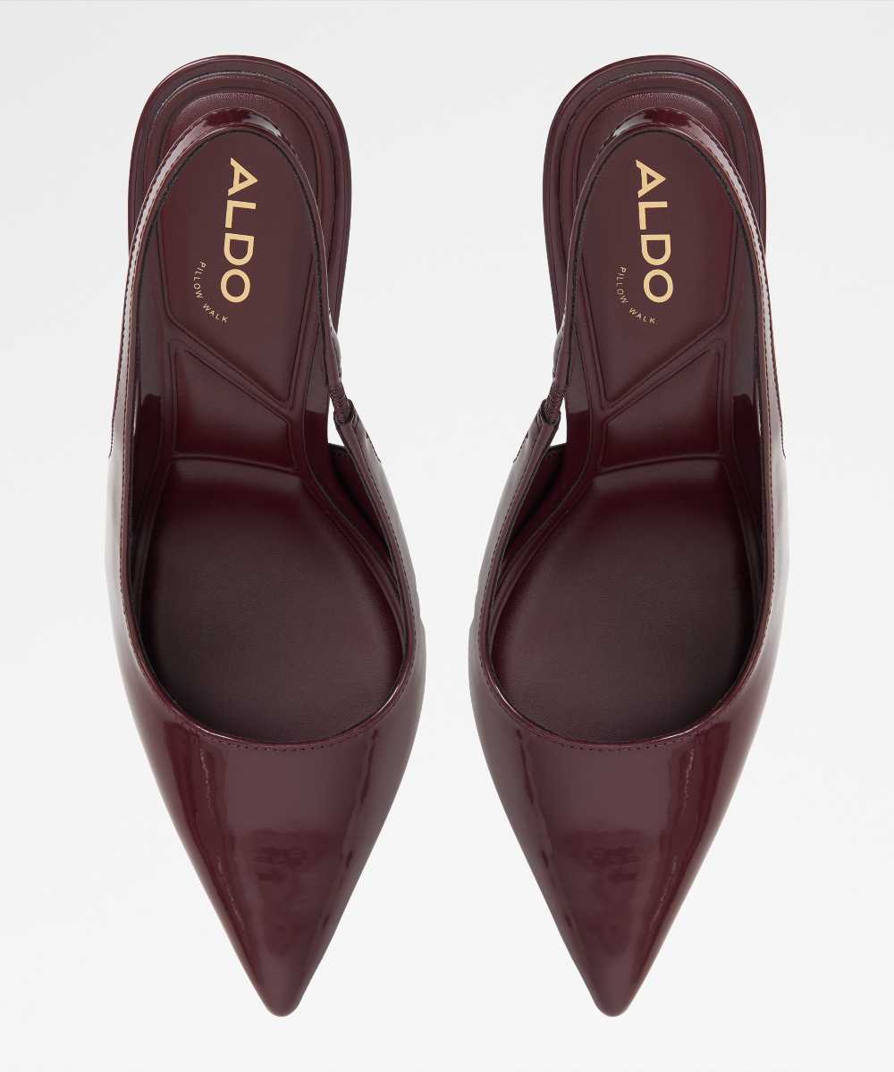 Zapatos de salón de mujer con punta afilada - Aldo - Burdeos Burdeos-6
