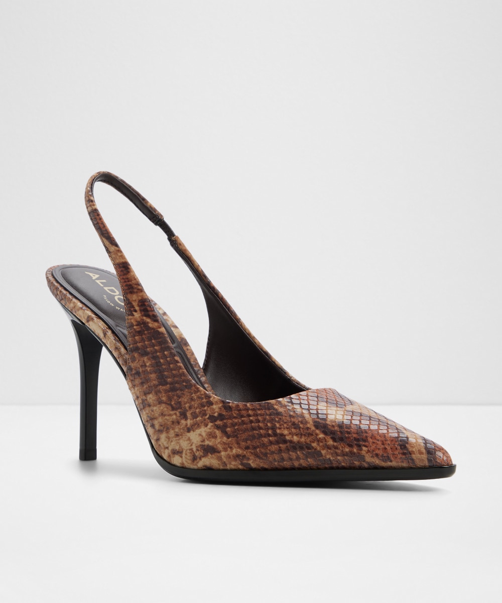 Zapatos de salón de mujer con punta afilada - Aldo - Marrón Marrón-4