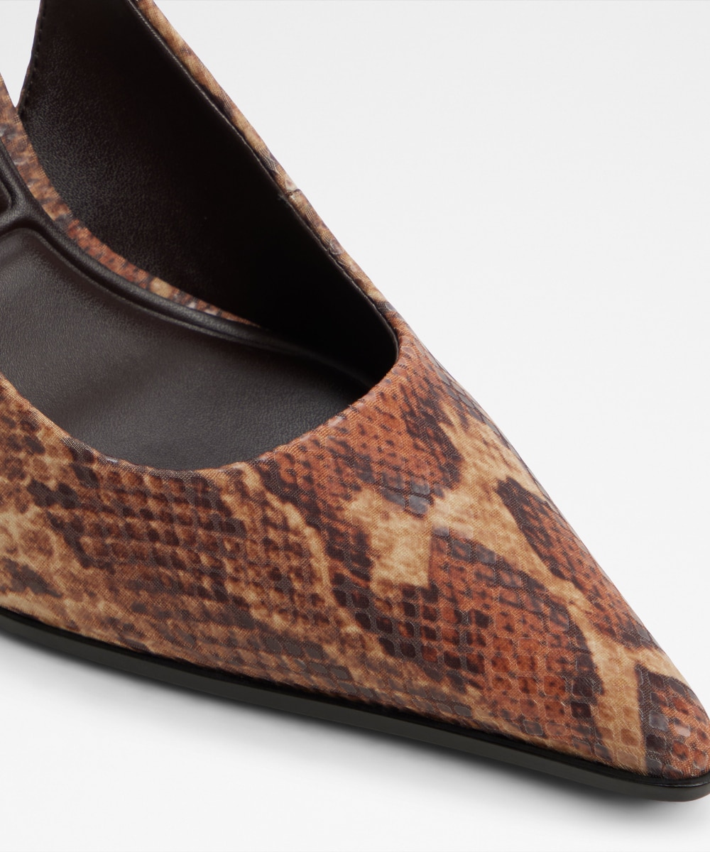 Zapatos de salón de mujer con punta afilada - Aldo - Marrón Marrón-5