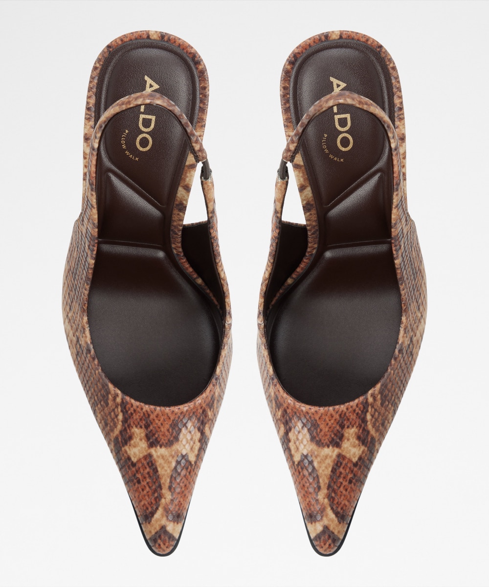 Zapatos de salón de mujer con punta afilada - Aldo - Marrón Marrón-6