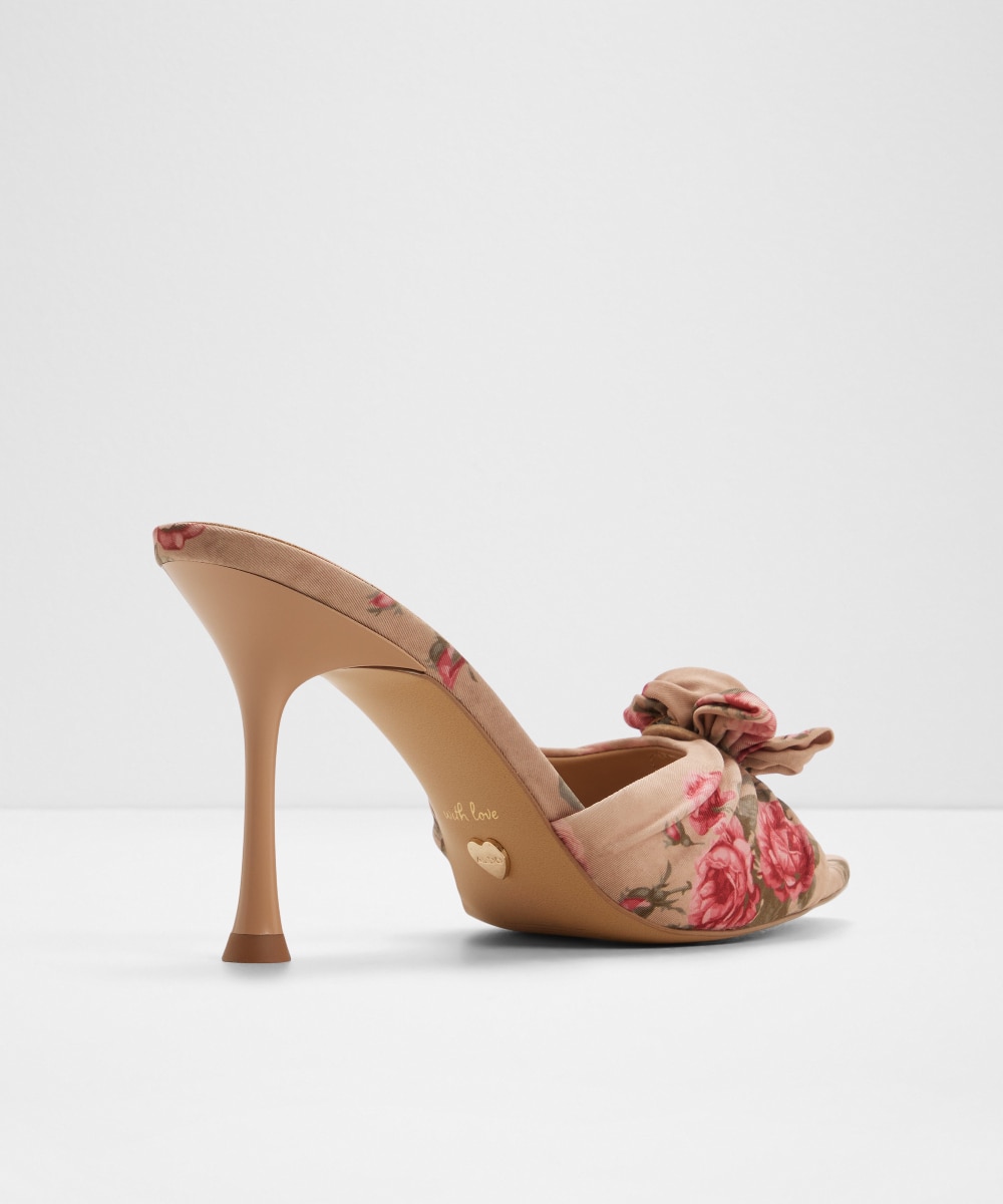 Mules de tacón de mujer con punta afilada - Aldo - Beige Beige-3
