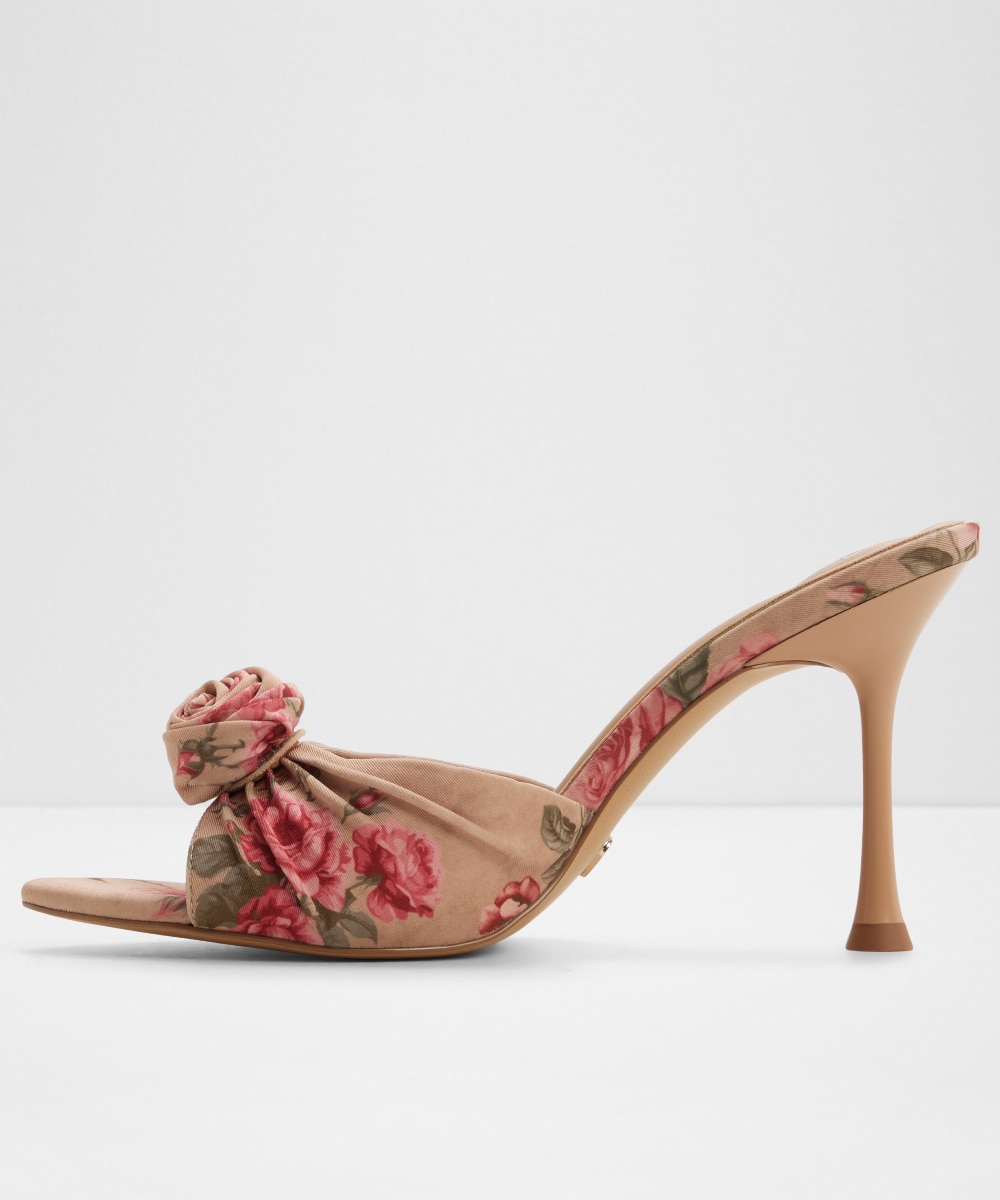 Mules de tacón de mujer con punta afilada - Aldo - Beige Beige-2