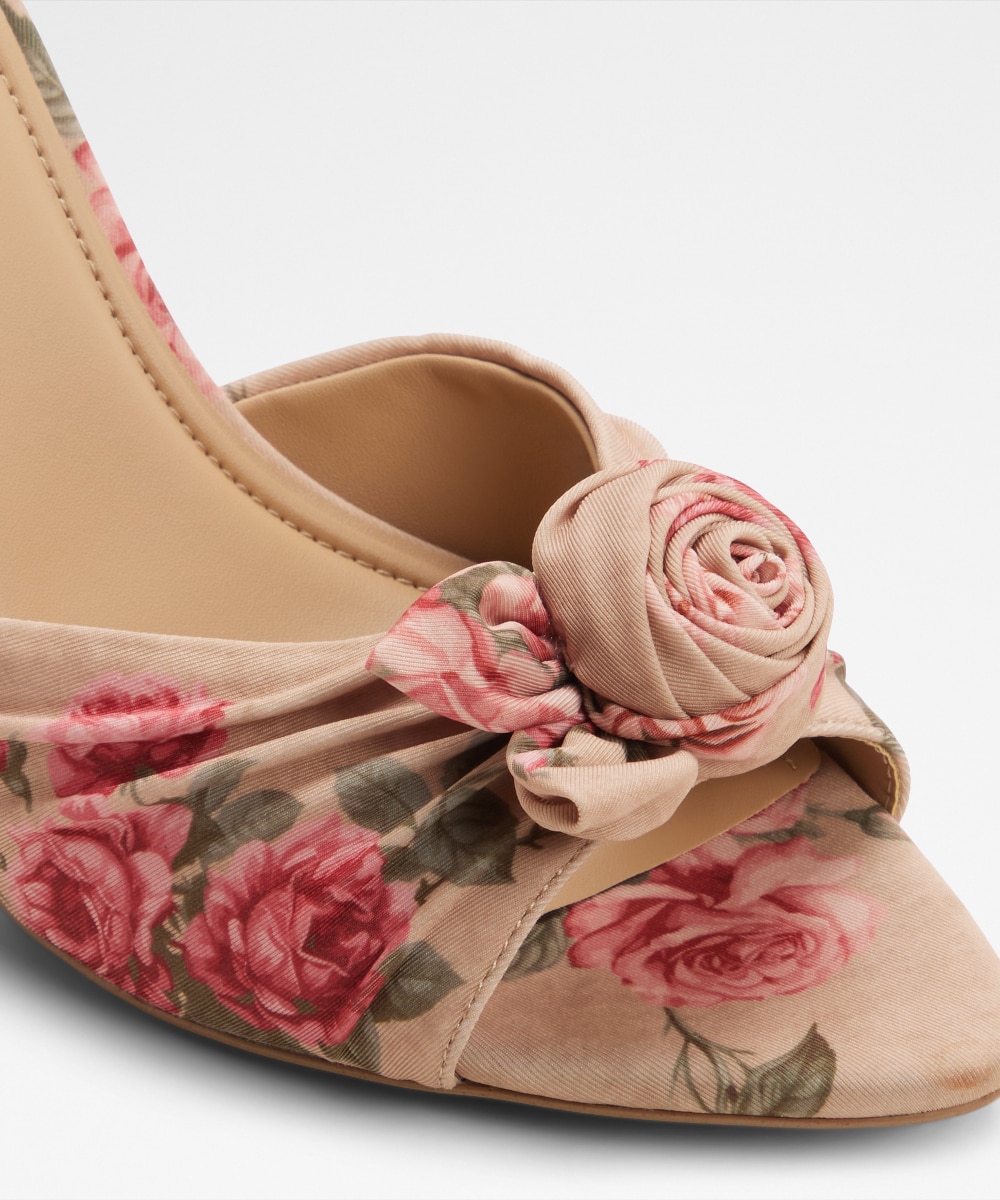 Mules de tacón de mujer con punta afilada - Aldo - Beige Beige-5