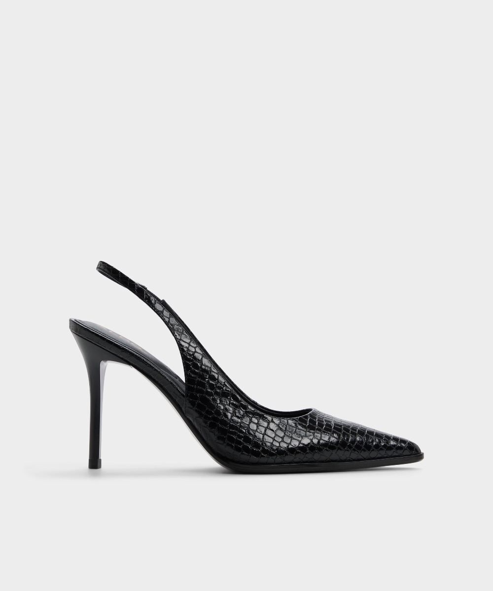 Zapatos de salón de mujer con punta afilada - Aldo - Negro Negro-1