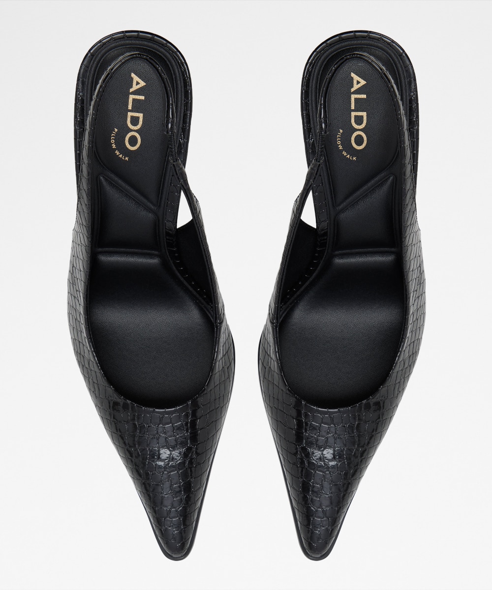 Zapatos de salón de mujer con punta afilada - Aldo - Negro Negro-6