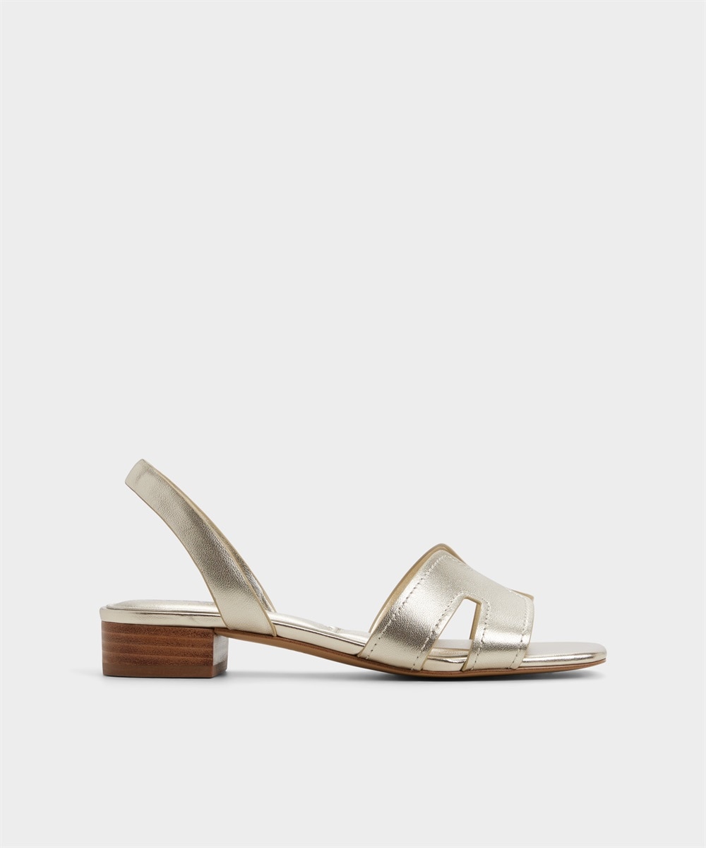Sandalias planas de mujer con punta cuadrada - Aldo - Oro Oro-1