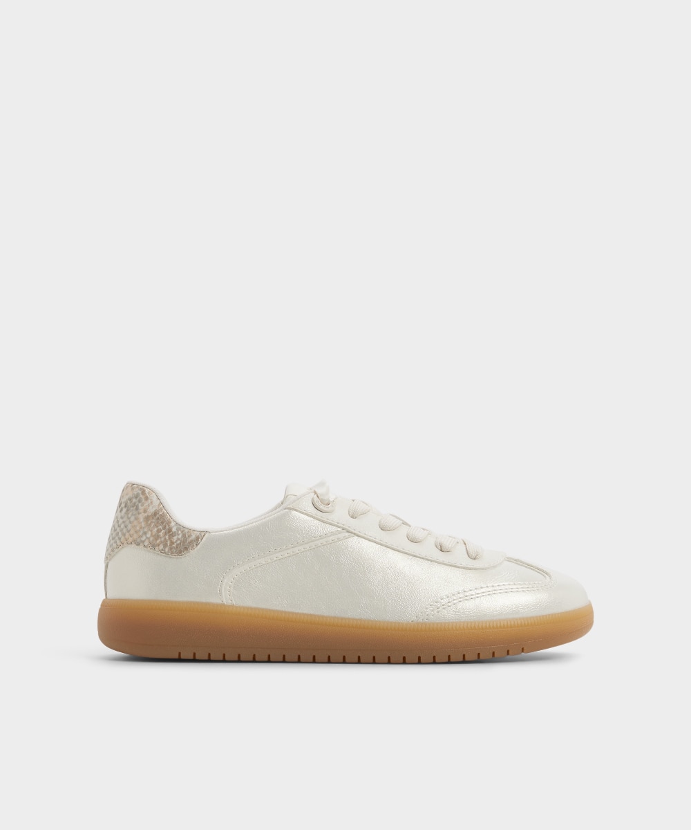 Zapatillas deportivas de mujer con punta redonda - Aldo - Plata Plata-1