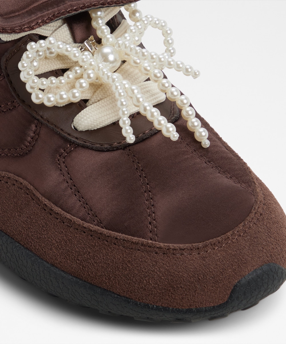 Zapatillas deportivas de mujer con punta redonda - Aldo - Marrón Marrón-5