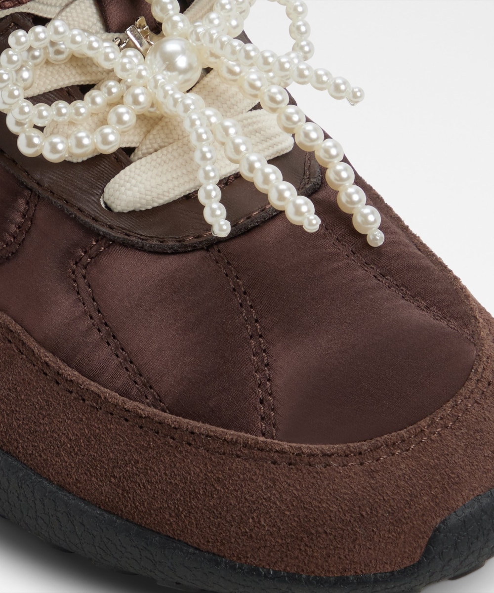Zapatillas deportivas de mujer con punta redonda - Aldo - Marrón Marrón-7