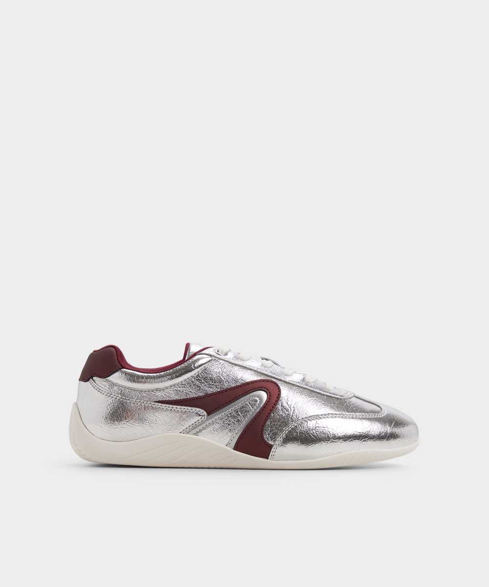 Zapatillas deportivas de mujer con punta redonda - Aldo - Plata Plata-1