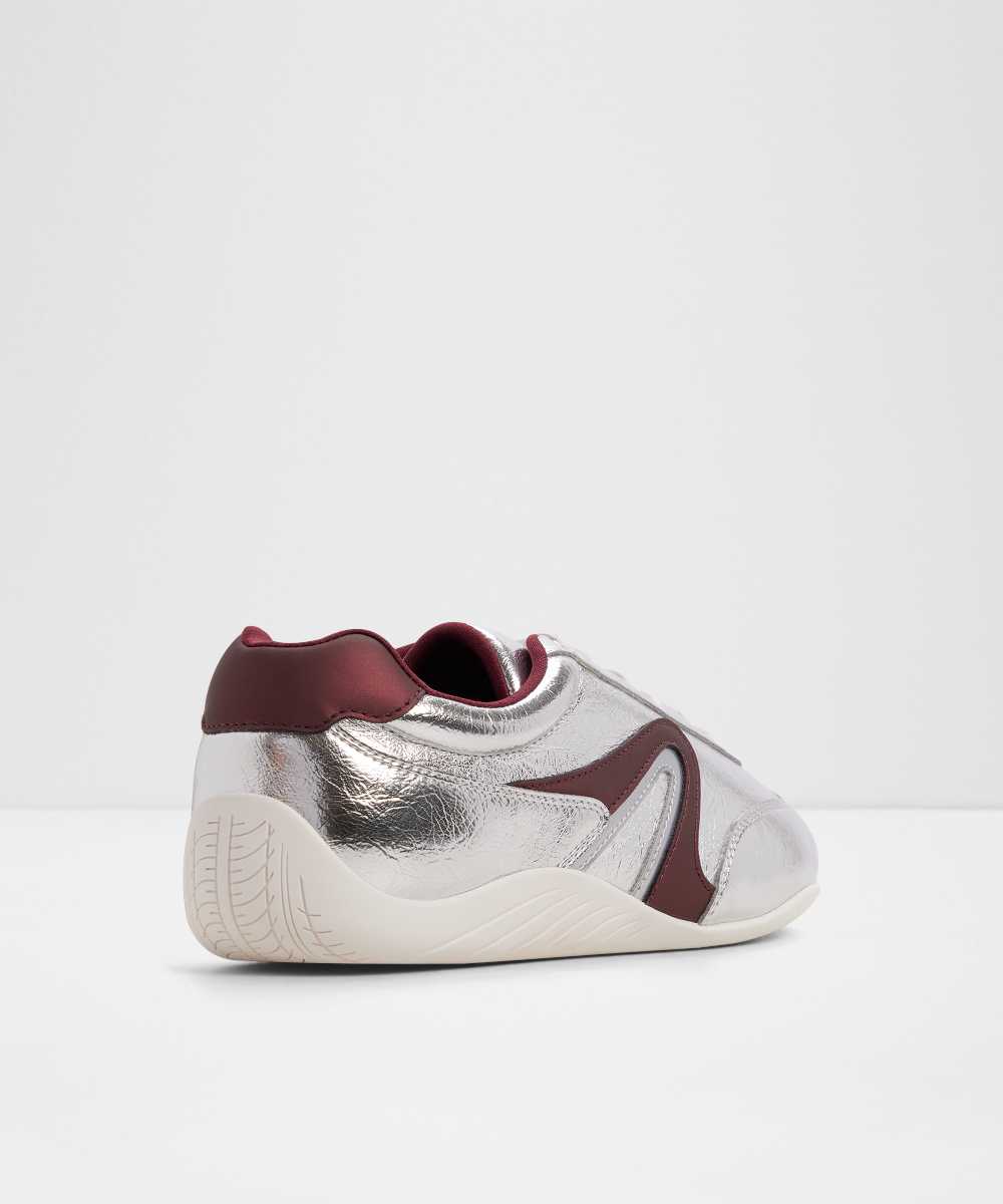 Zapatillas deportivas de mujer con punta redonda - Aldo - Plata Plata-3