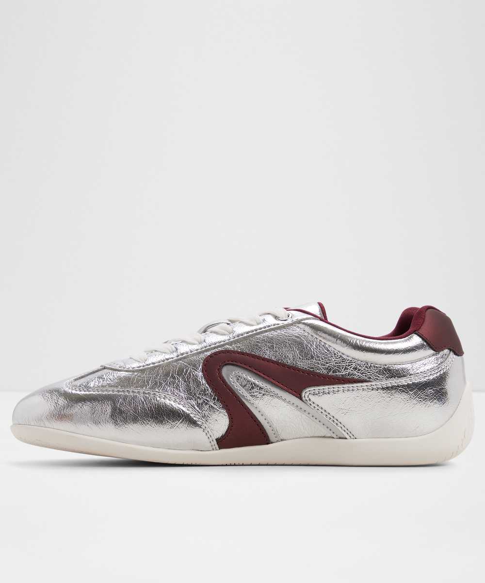Zapatillas deportivas de mujer con punta redonda - Aldo - Plata Plata-2