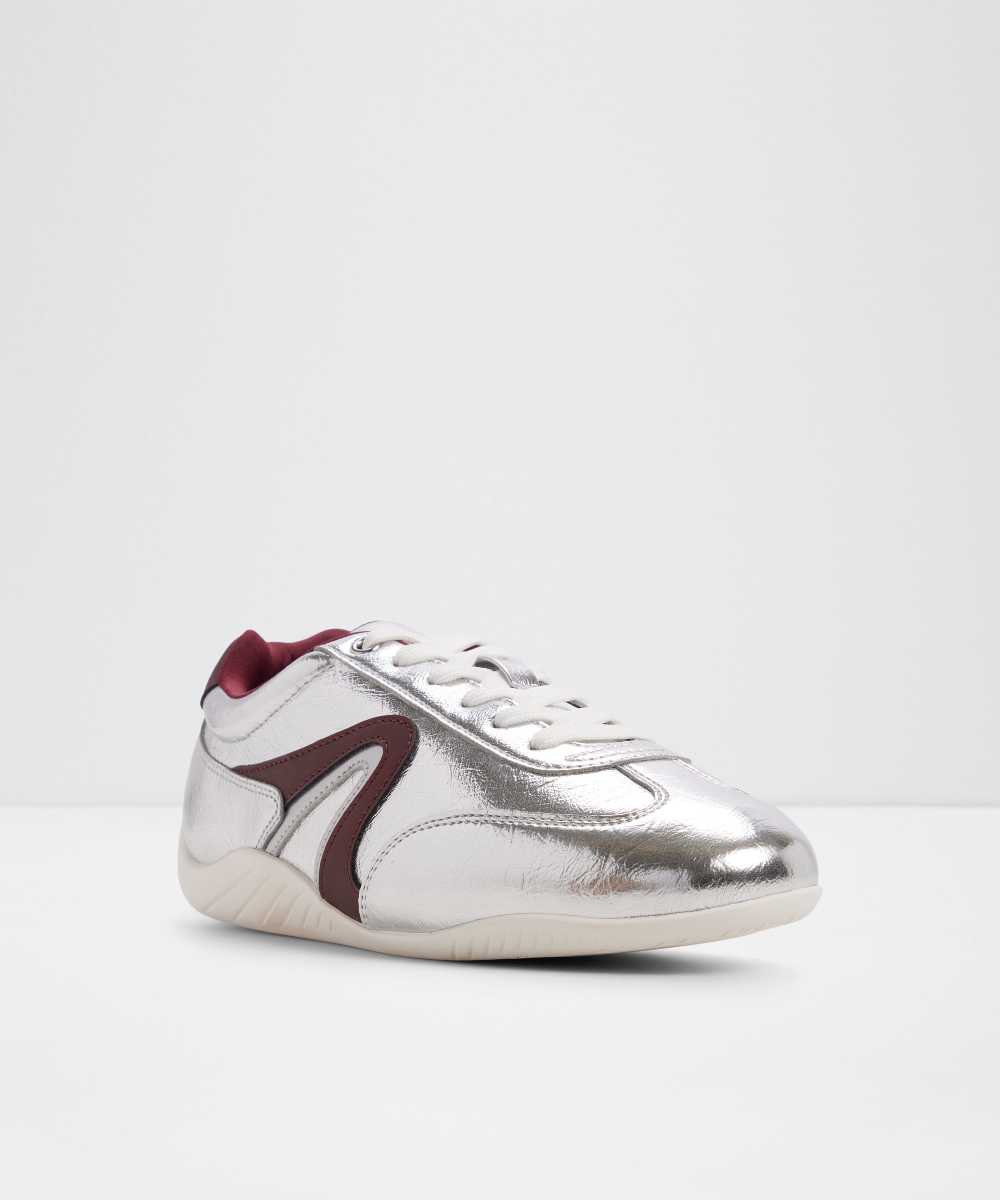 Zapatillas deportivas de mujer con punta redonda - Aldo - Plata Plata-4
