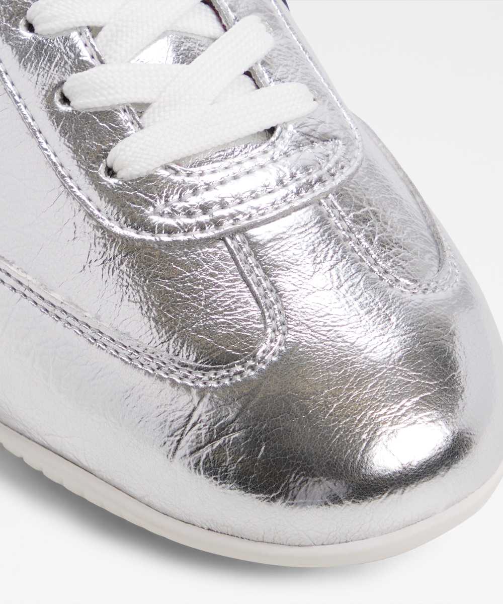 Zapatillas deportivas de mujer con punta redonda - Aldo - Plata Plata-5