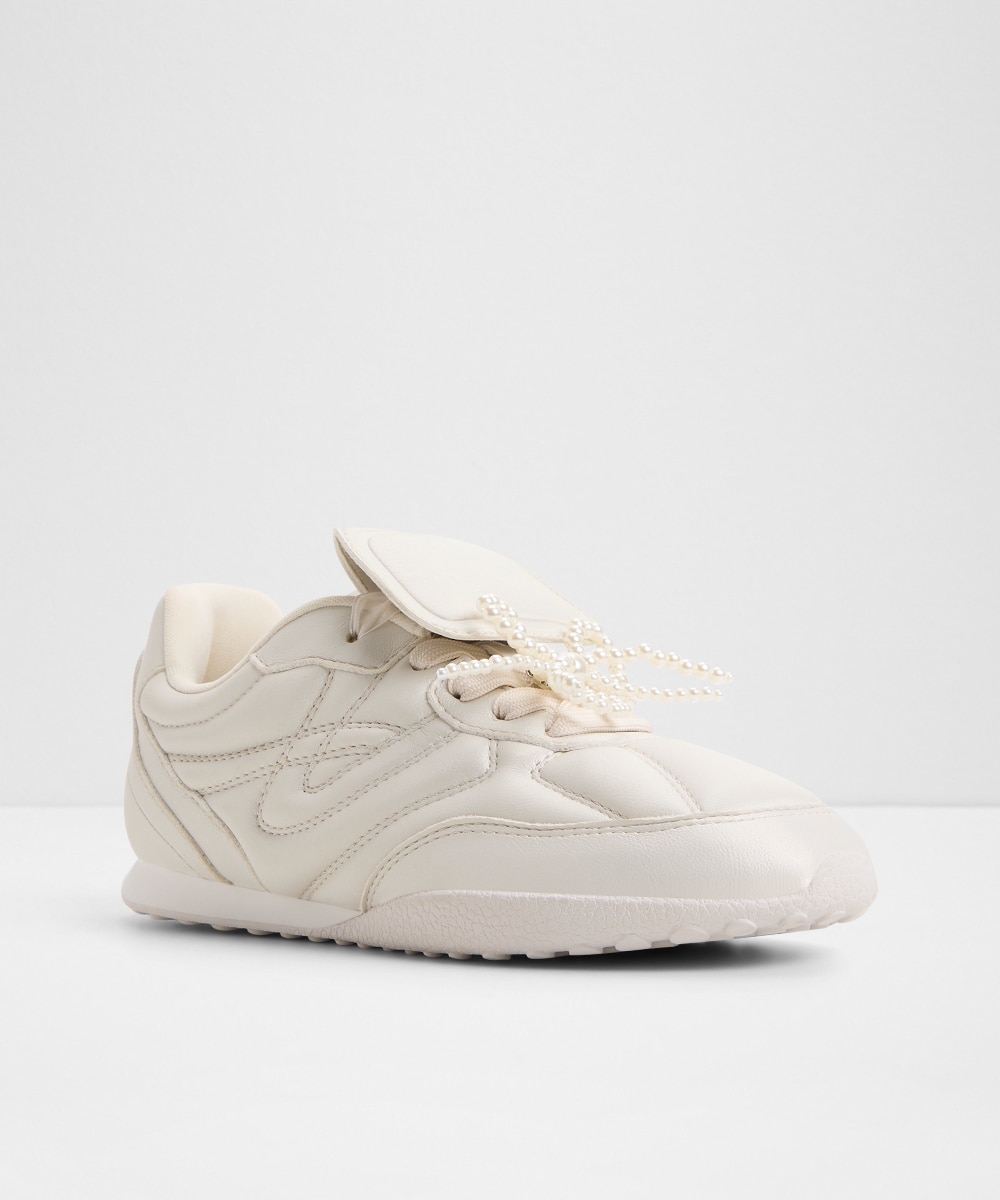 Zapatillas deportivas de mujer con punta redonda - Aldo - Blanco Blanco-4