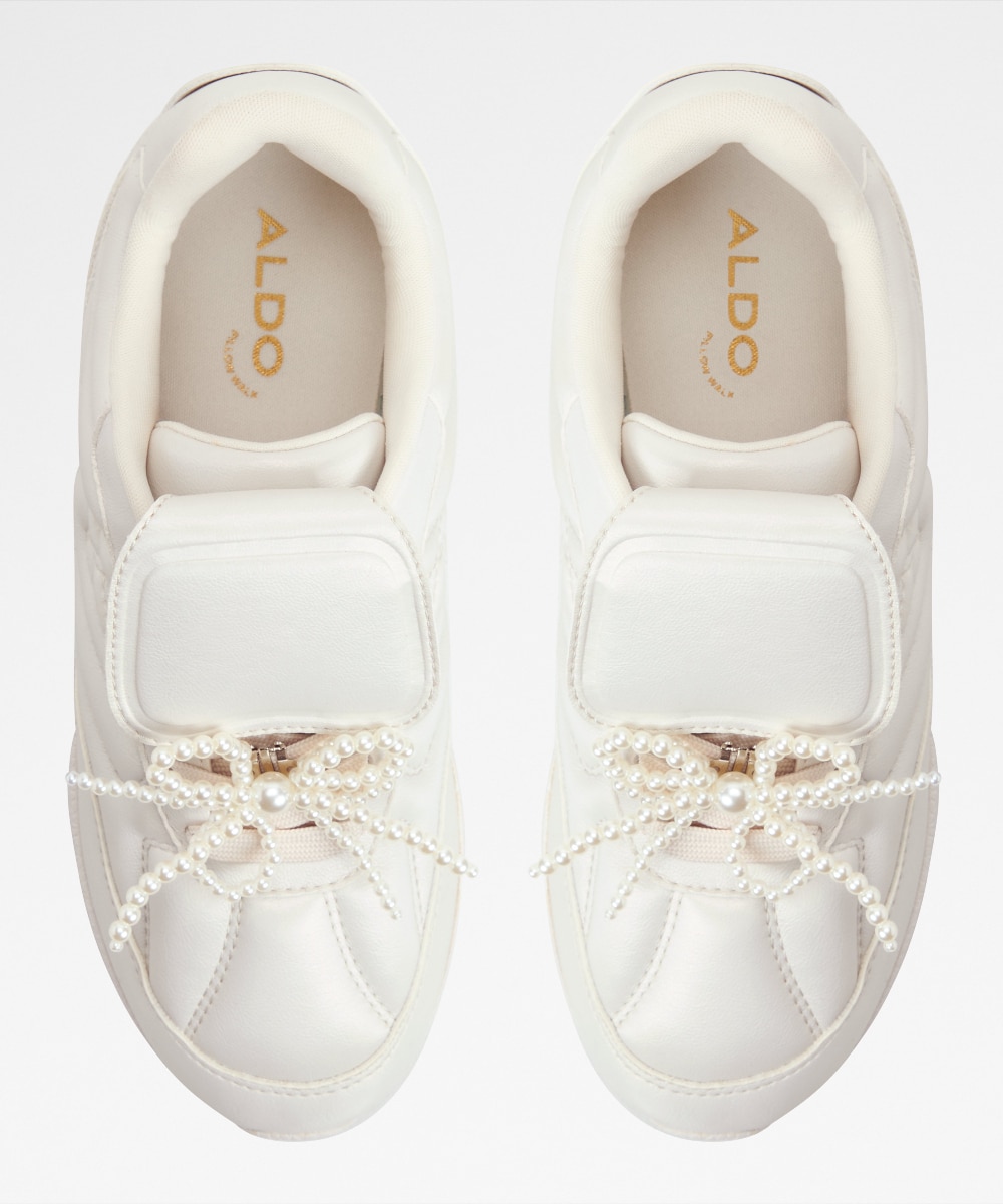 Zapatillas deportivas de mujer con punta redonda - Aldo - Blanco Blanco-6