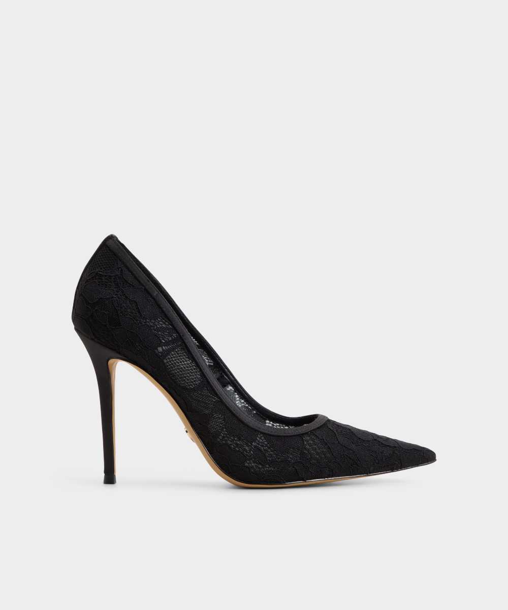 Zapatos de salón de mujer con punta afilada - Aldo - Negro Negro-1