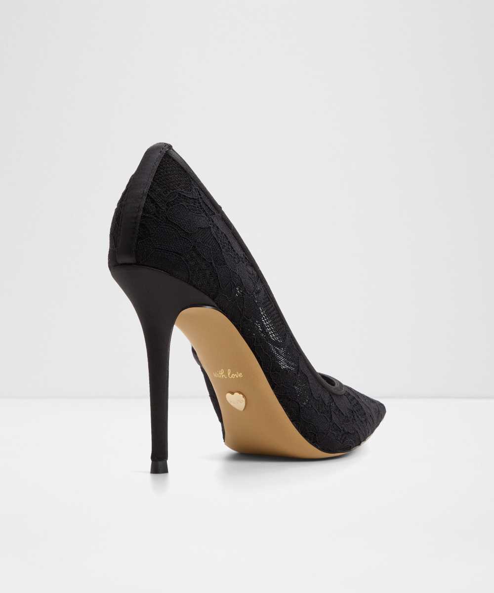 Zapatos de salón de mujer con punta afilada - Aldo - Negro Negro-3