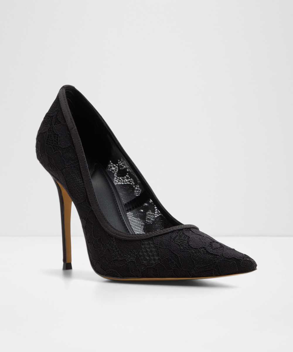 Zapatos de salón de mujer con punta afilada - Aldo - Negro Negro-4
