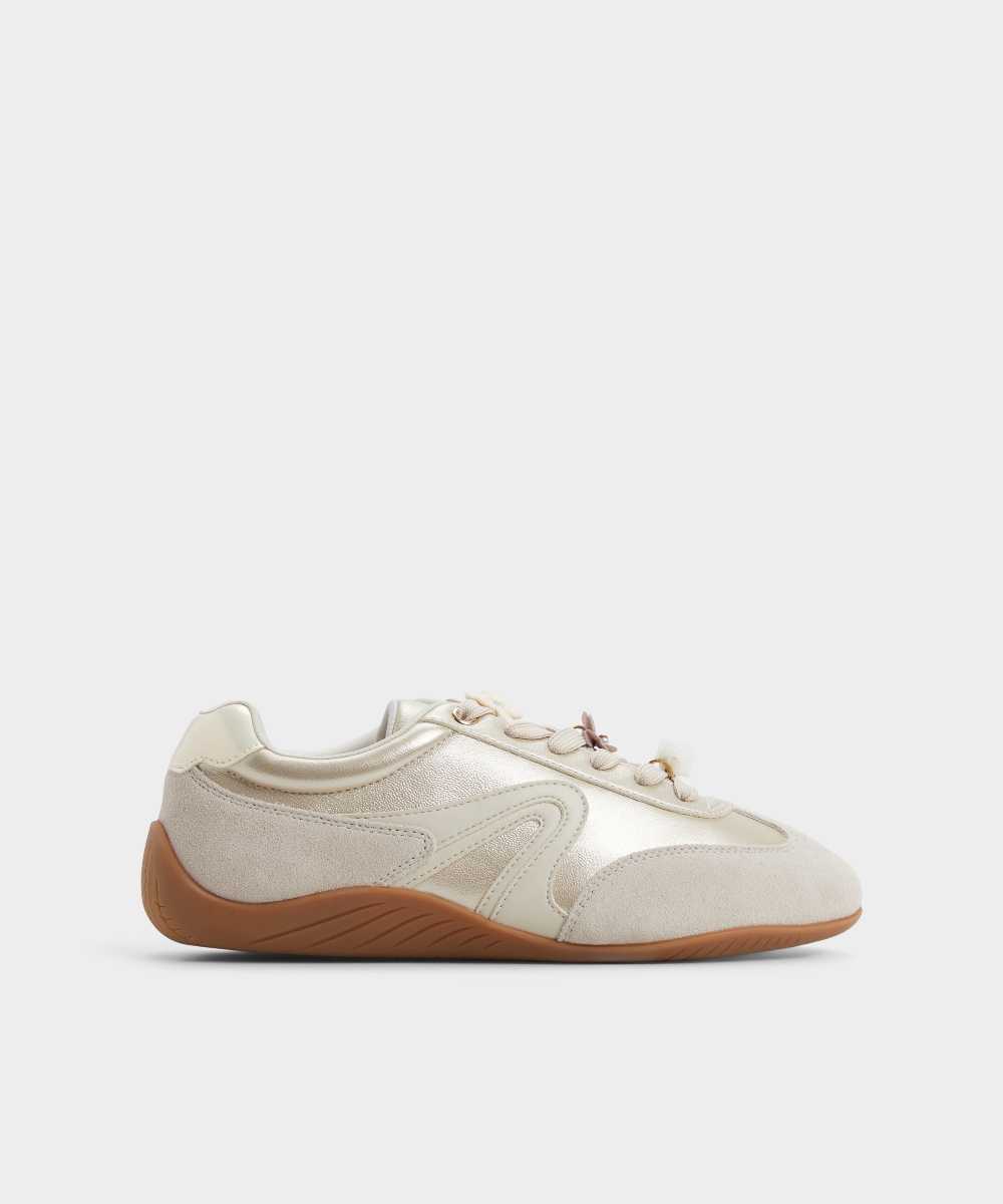Zapatillas deportivas de mujer con punta redonda - Aldo - Oro Oro-1