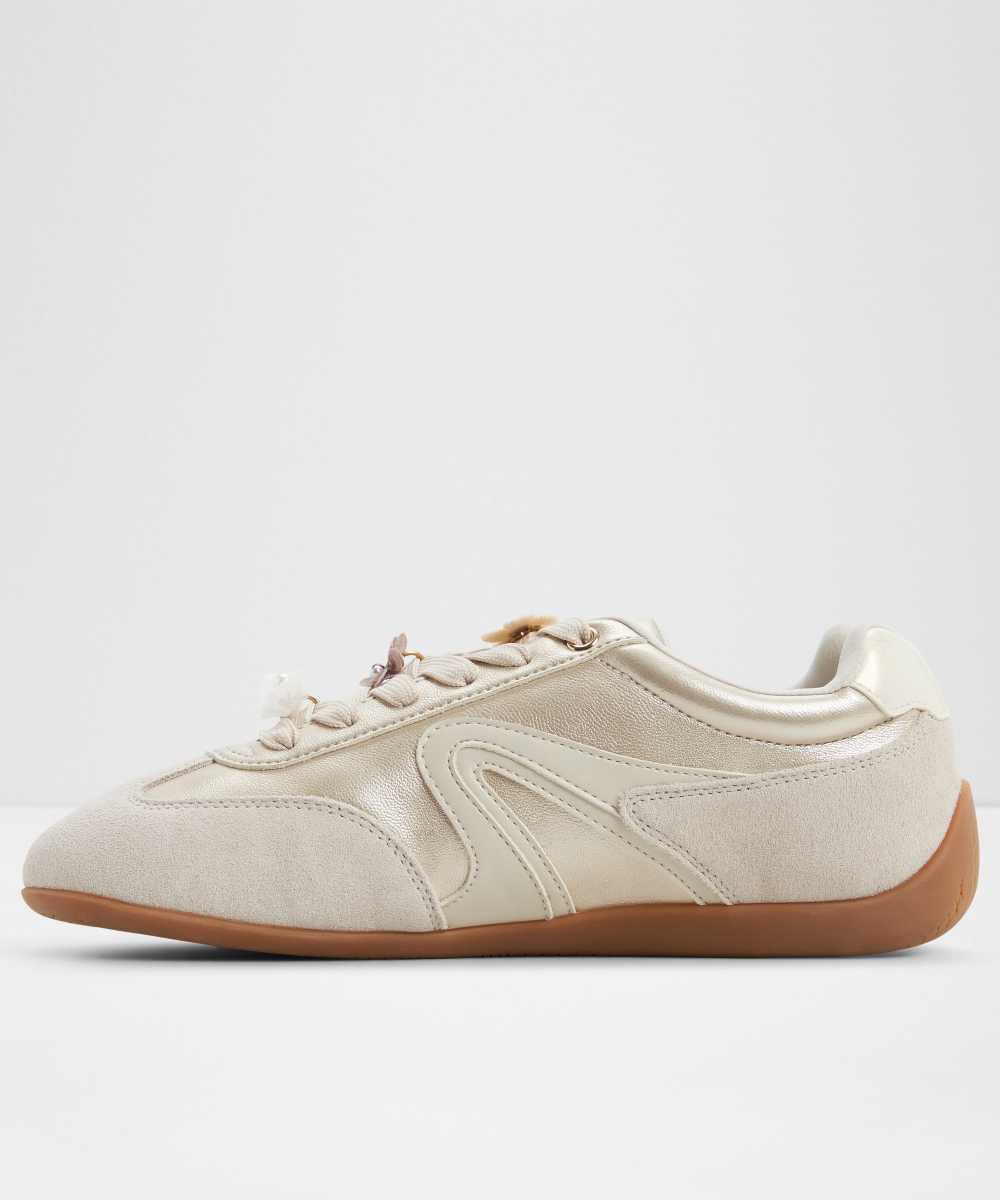 Zapatillas deportivas de mujer con punta redonda - Aldo - Oro Oro-2