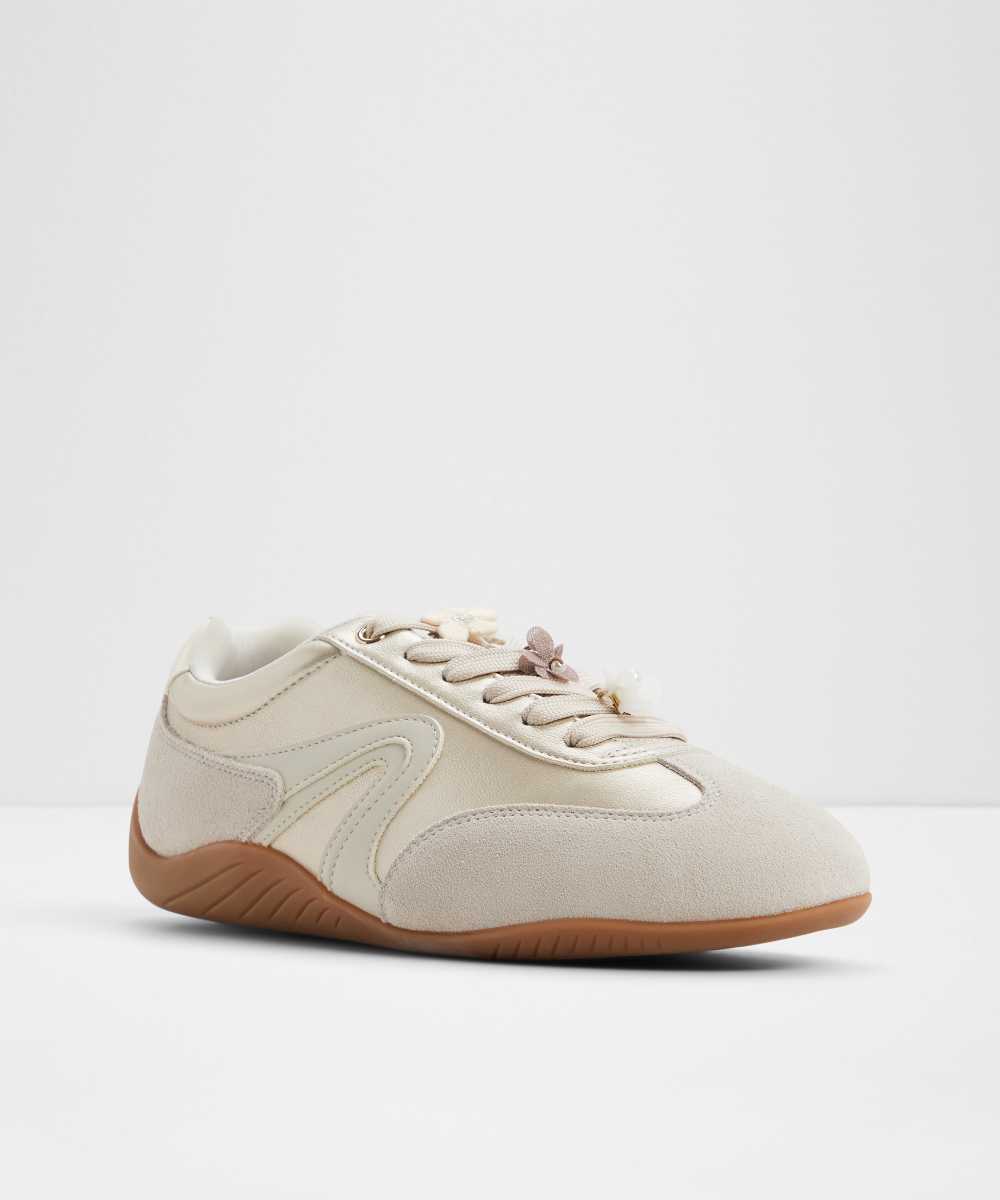 Zapatillas deportivas de mujer con punta redonda - Aldo - Oro Oro-4