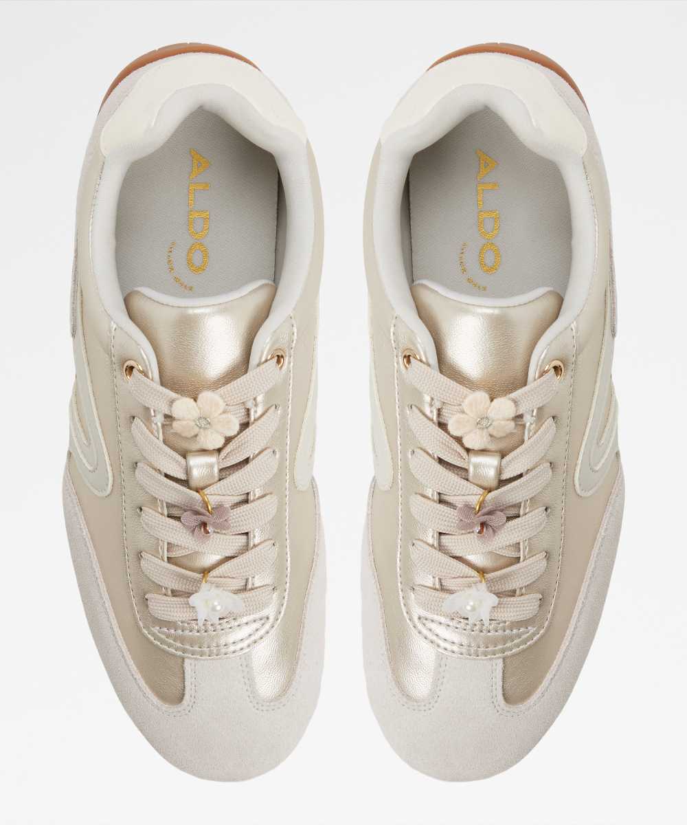 Zapatillas deportivas de mujer con punta redonda - Aldo - Oro Oro-6