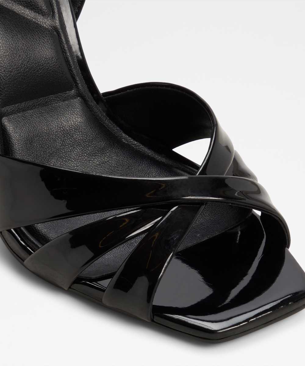 Sandalias de tacón de mujer con punta cuadrada - Aldo - Negro Negro-5