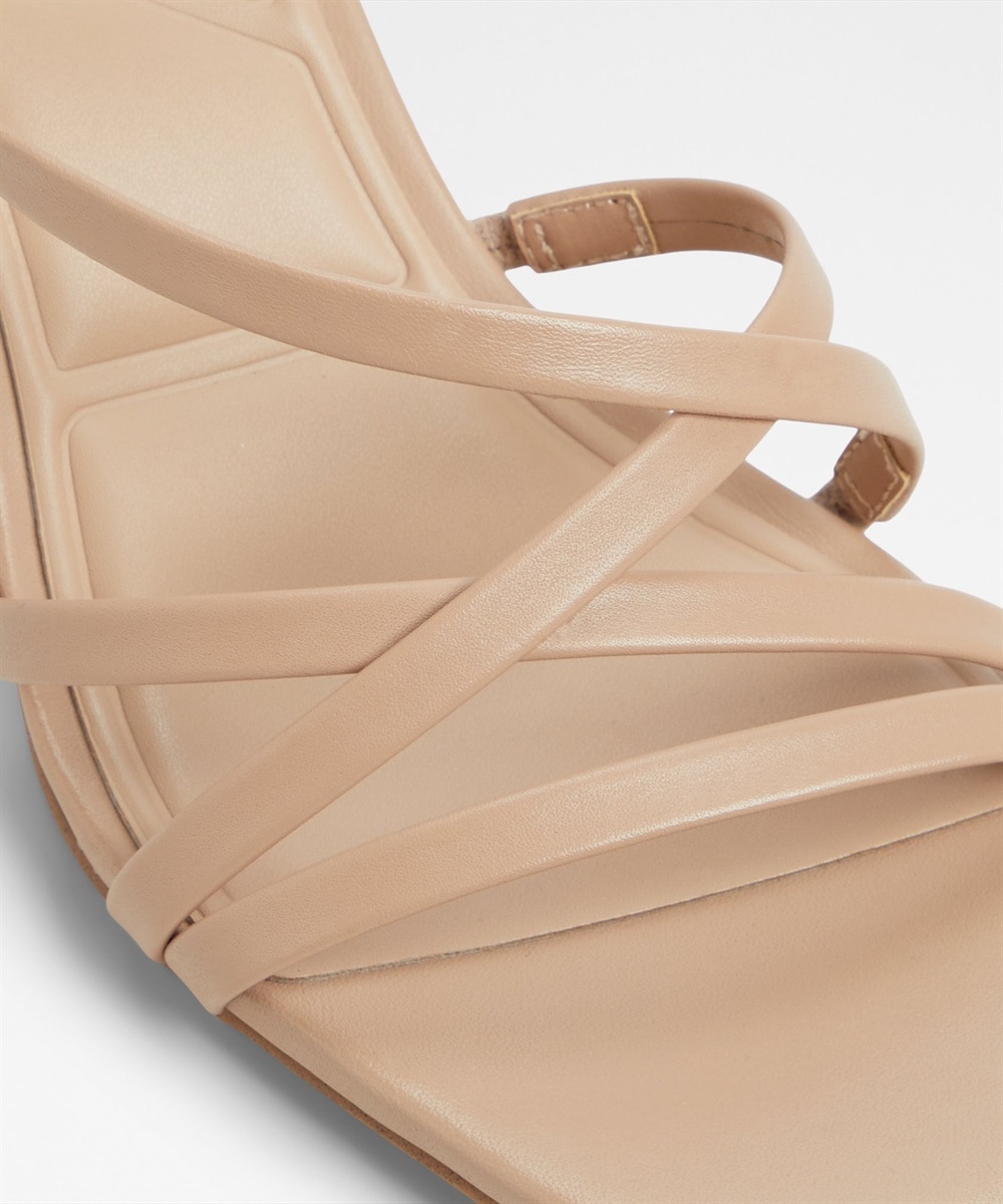 Sandalias de tacón de mujer con punta cuadrada - Aldo - Beige Beige-7