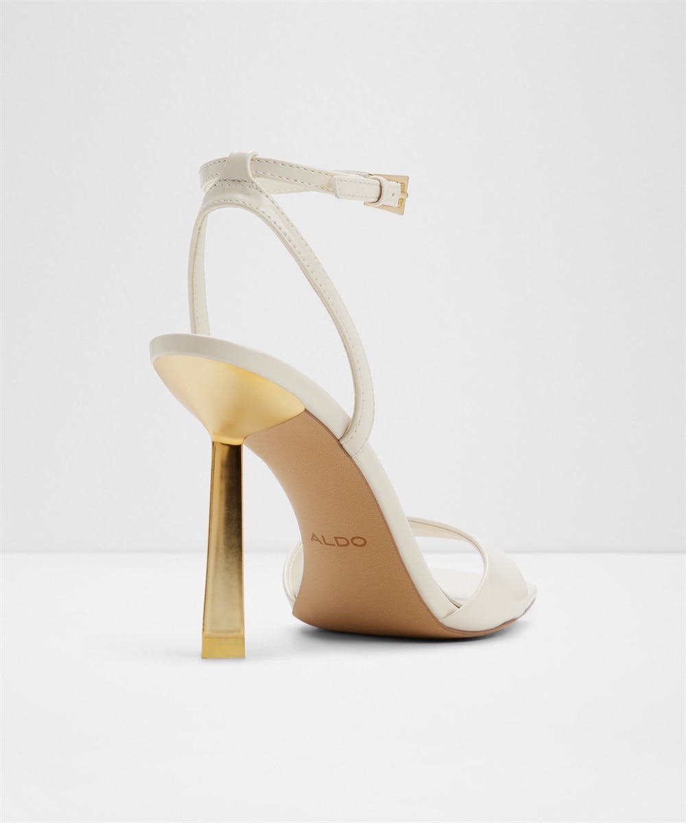 Sandalias de tacón de mujer con punta cuadrada - Aldo - Crudo Crudo-2