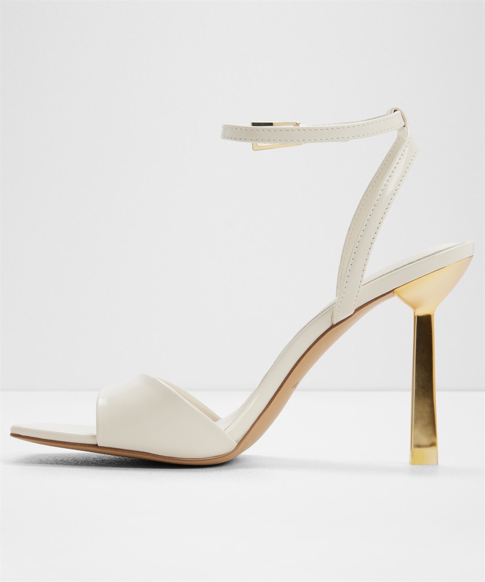 Sandalias de tacón de mujer con punta cuadrada - Aldo - Crudo Crudo-4