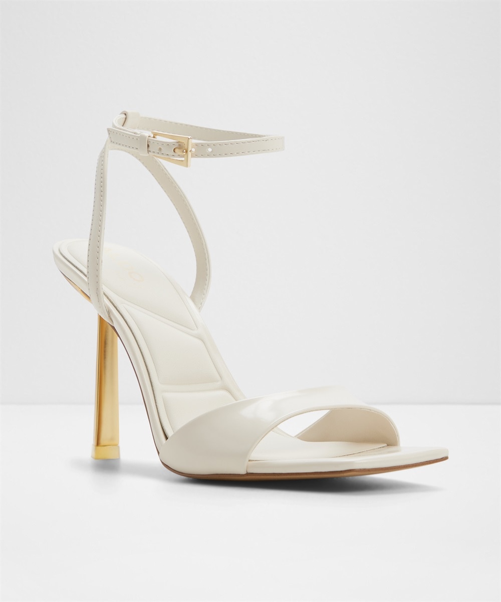Sandalias de tacón de mujer con punta cuadrada - Aldo - Crudo Crudo-5