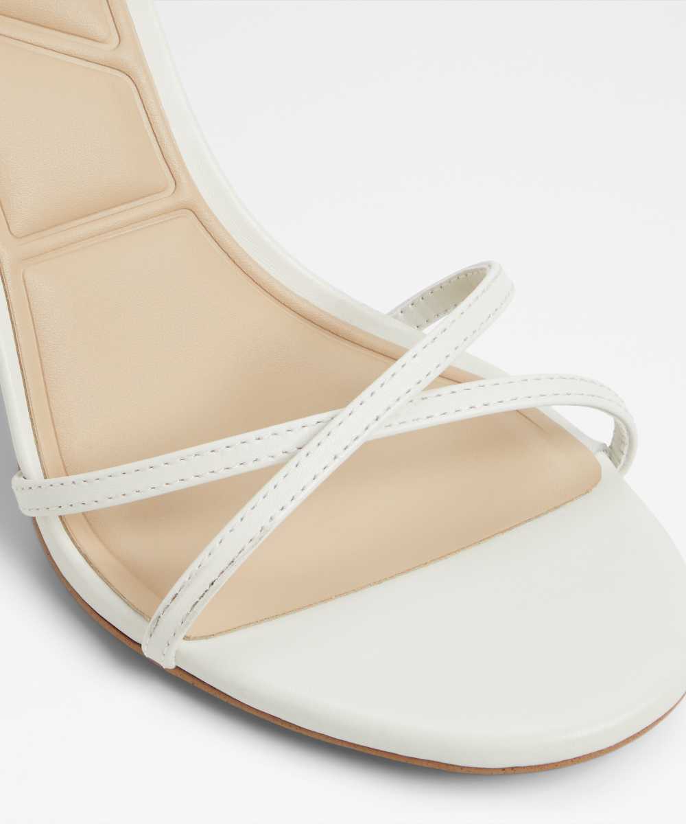 Sandalias de tacón de mujer con punta redonda - Aldo - Blanco Blanco-5